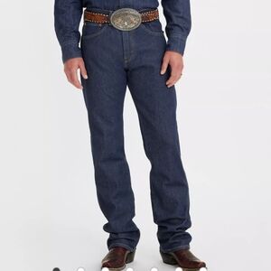 Levis Western Fit Straight Men's Blue Jeans Extra Strong Size 29x32